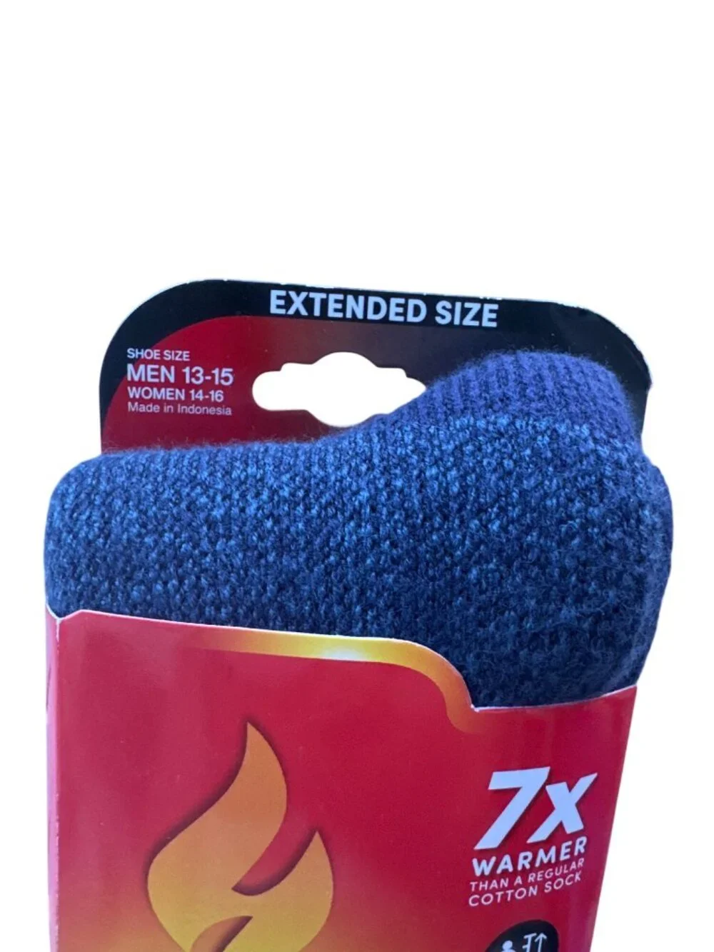 Heat Holder 7X Warmer Mens 13-15 Women’s 14-16 Navy NWT